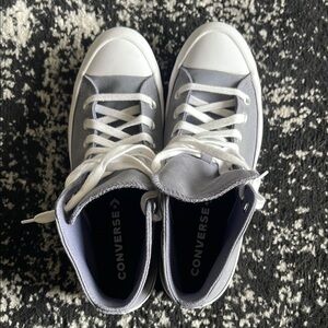 Converse Gray and White Classic Sneakers never worn